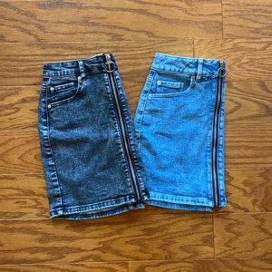 Retro Denim Garage Skirts